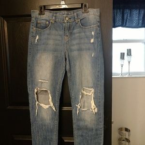 Aeropostale womens boyfriend capris size 6